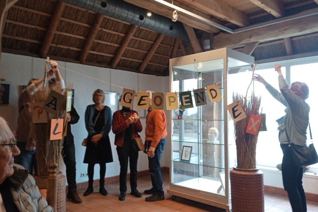 Opening expositie 'de vrijwillige werkers in het groen' 